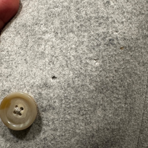 Aritzia Wilfred Cocoon Coat Wool Cashmere Light Gray (XS) - Picture 4 of 9